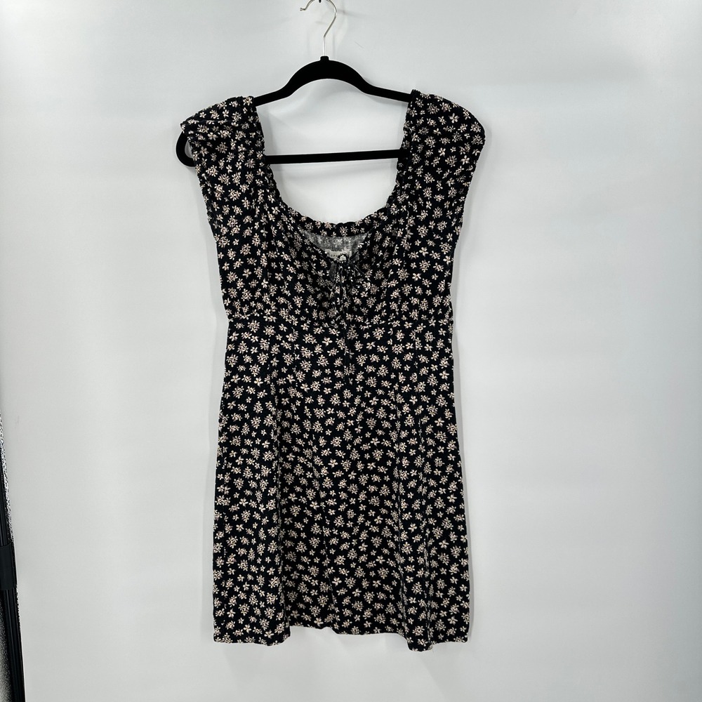 Aeropostale Floral Mini Dress Small‎ Linen Blend Cottagecore Romantic Fairycore